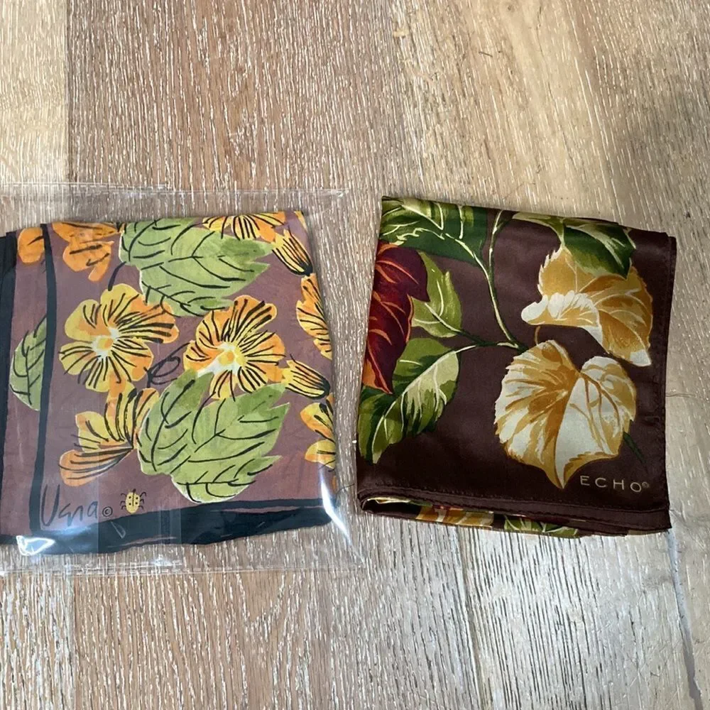 2 Vintage scarves-Vera and Echo!